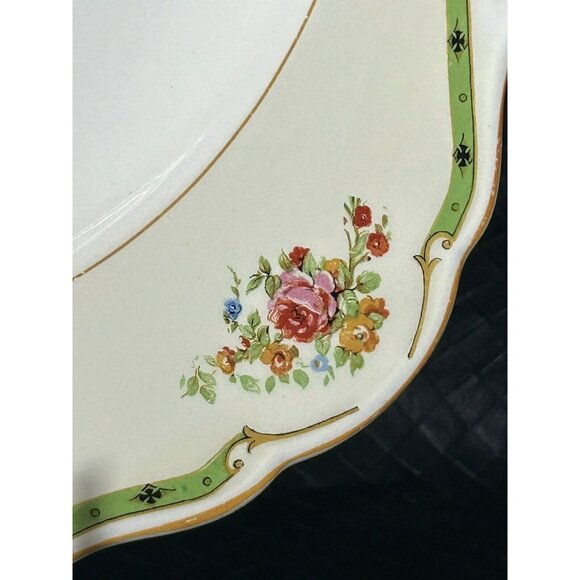 Antique 1928 W.H. Grindley Astoria 15 X 11 Platter Made In England - Picture 13 of 16